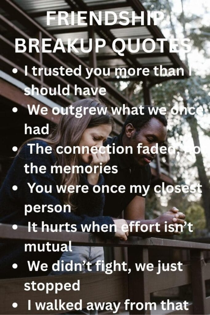 Broken friendship quotes
