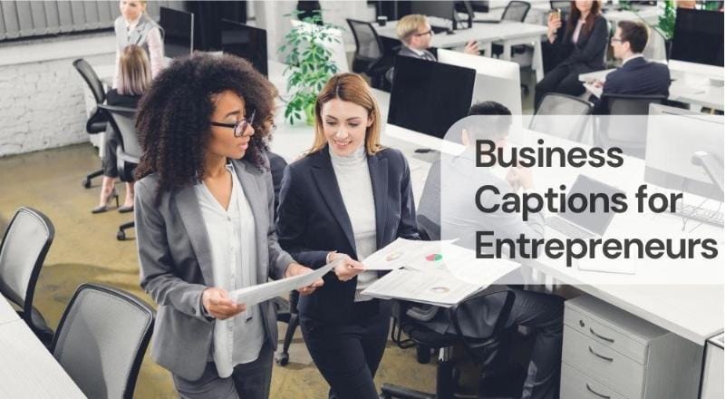 Business captions for entrepreneurs Business captions for entrepreneurs