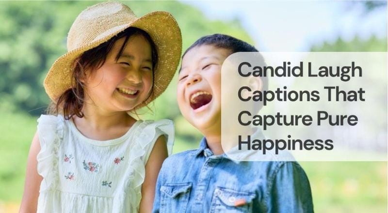 Candid laugh captions that capture pure happiness Candid laugh captions that capture pure happiness