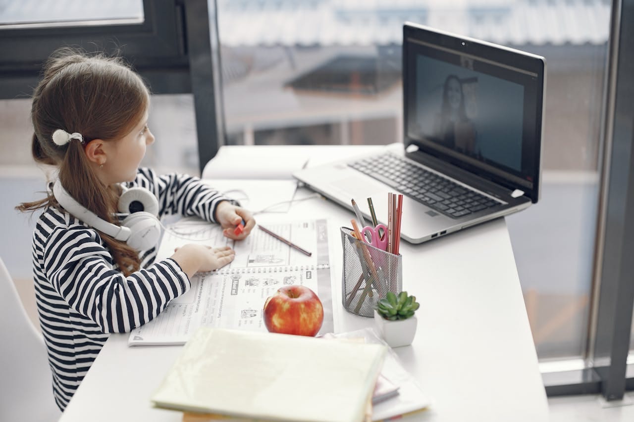 Captions for online learning journey