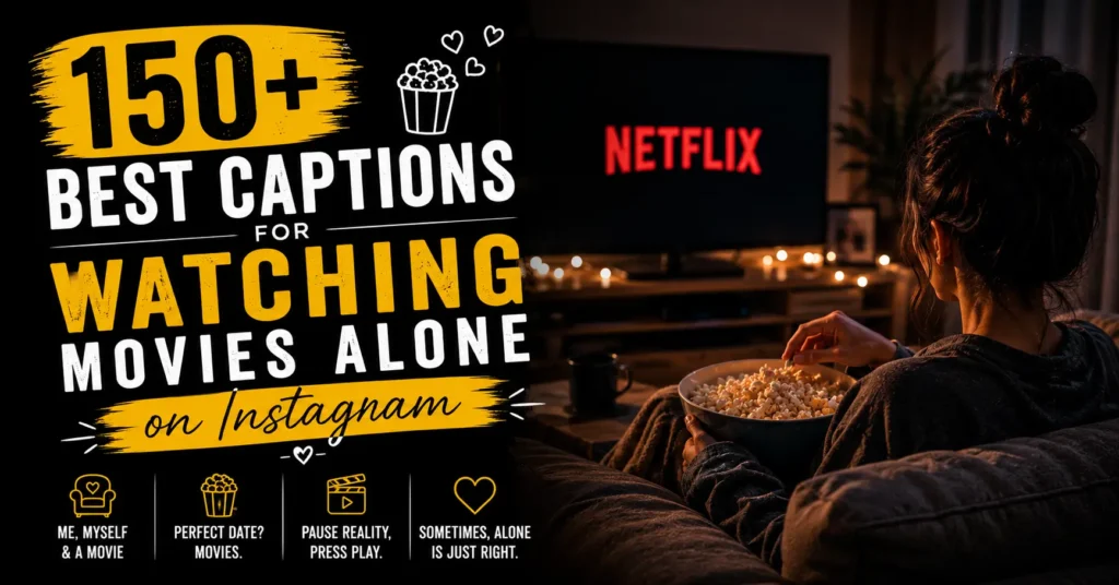 Captions for watching movie alone