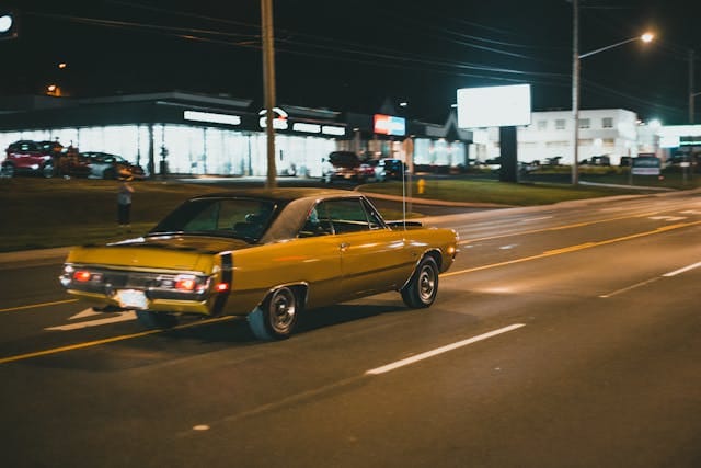 Chill late night drive captions