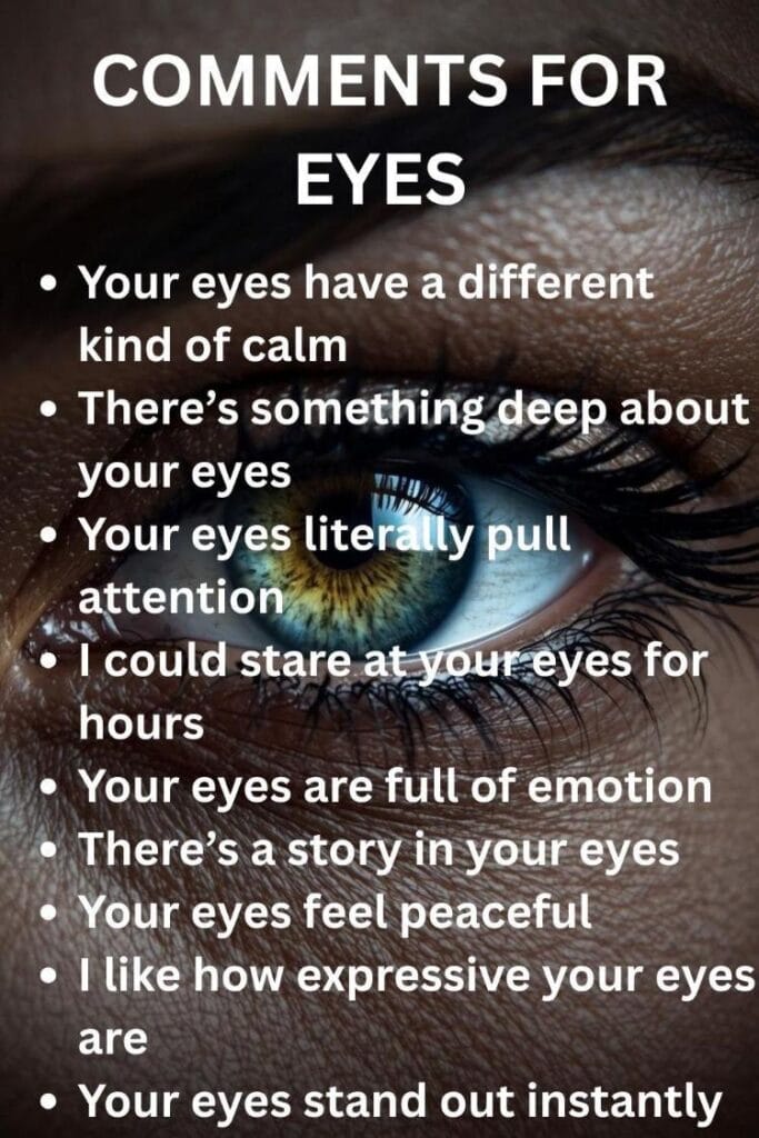 Comments for eyes