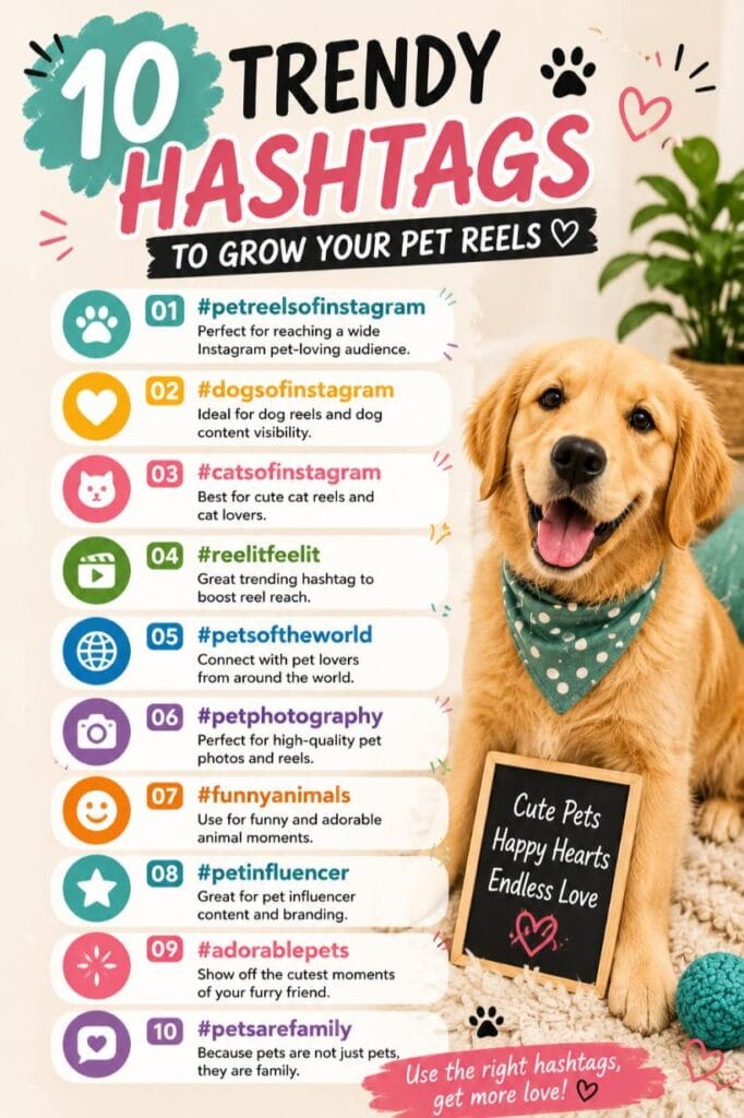 Hashtags for pet reels Hashtags for pet reels