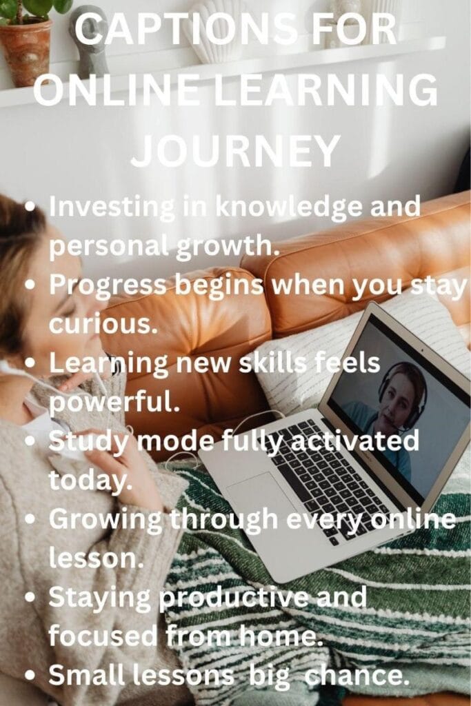 Inspiring captions for online learning Inspiring captions for online learning