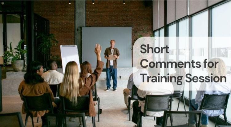 Short comments for training session