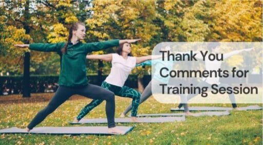 Excellent Training Session 50+ Professional & Positive Comments for Training Session — Trending Us