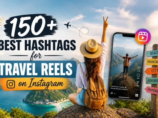 Travel hashtags reels