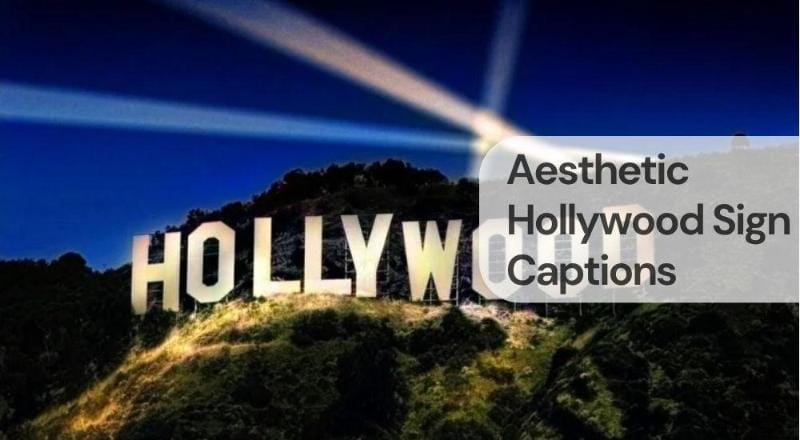 Aesthetic hollywood sign captions Aesthetic hollywood sign captions