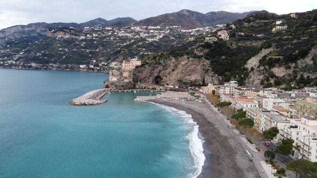 Amalfi coast beach captions