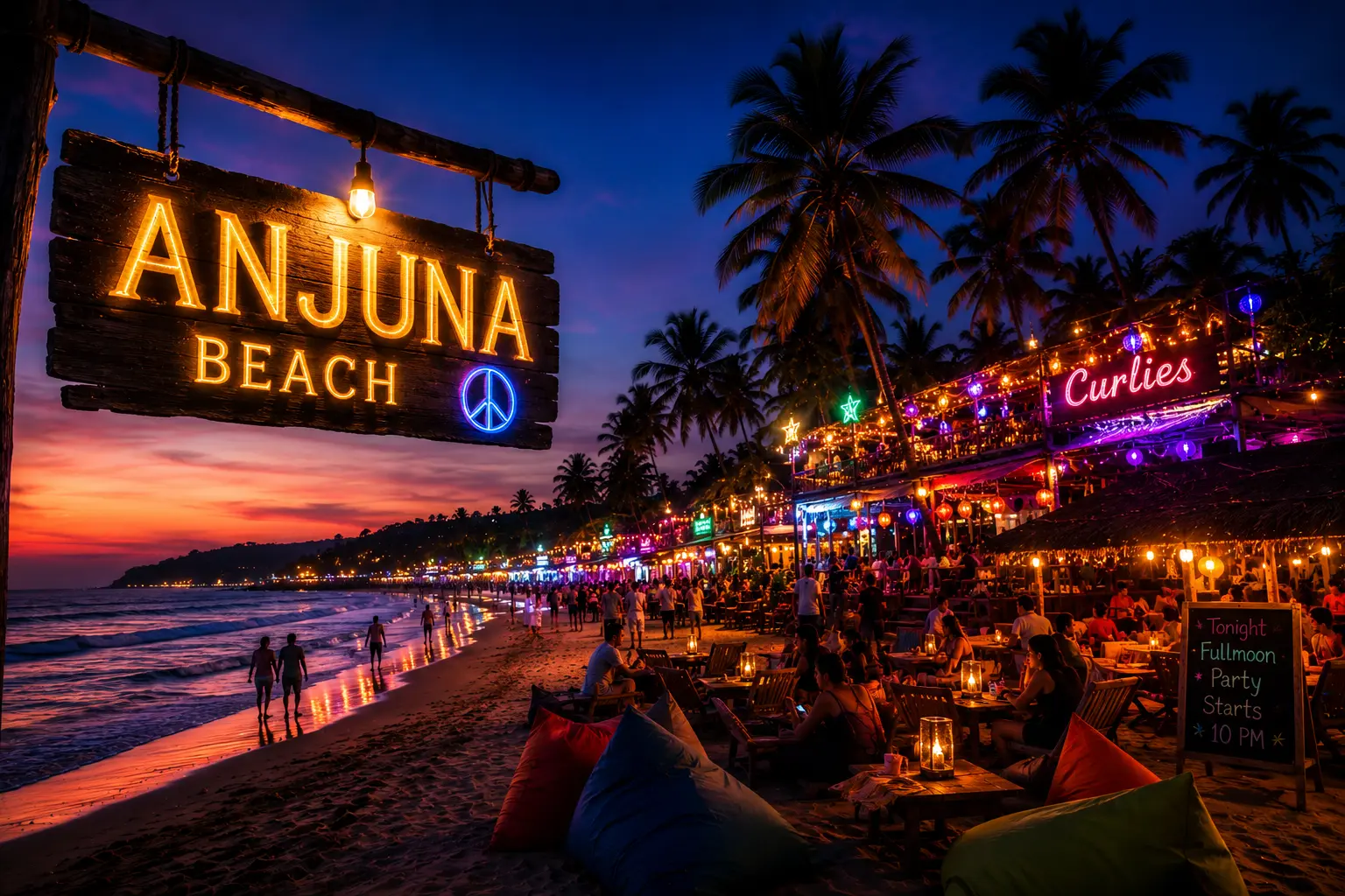 Anjuna beach 1 Anjuna beach