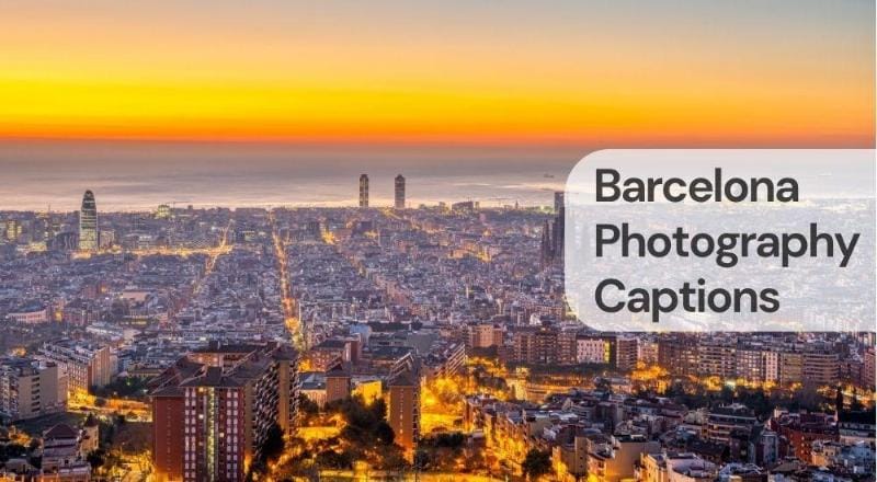 Barcelona photography captions