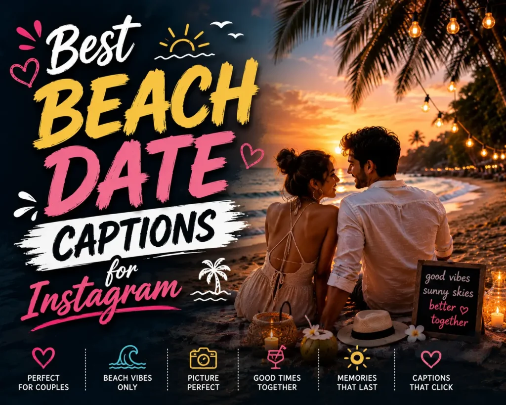 Best beach date captions for instagram Best beach date captions for instagram