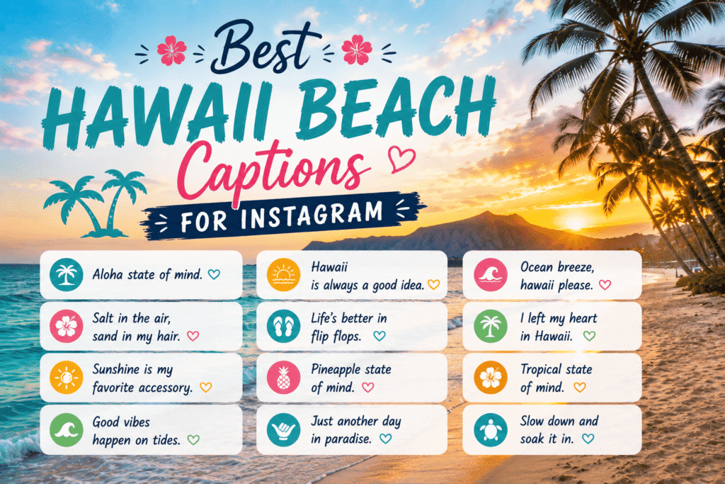 Best hawaii beach captions for instagram Best hawaii beach captions for instagram