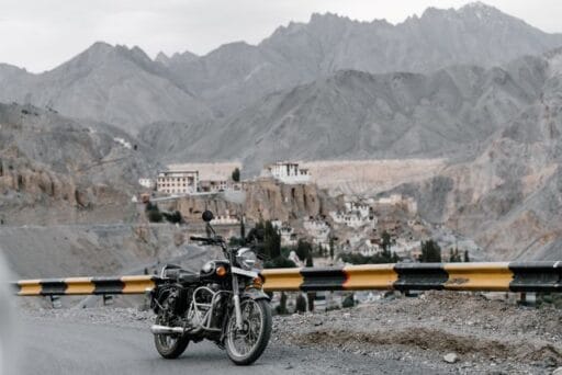 Best ladakh bike trip captions for instagram