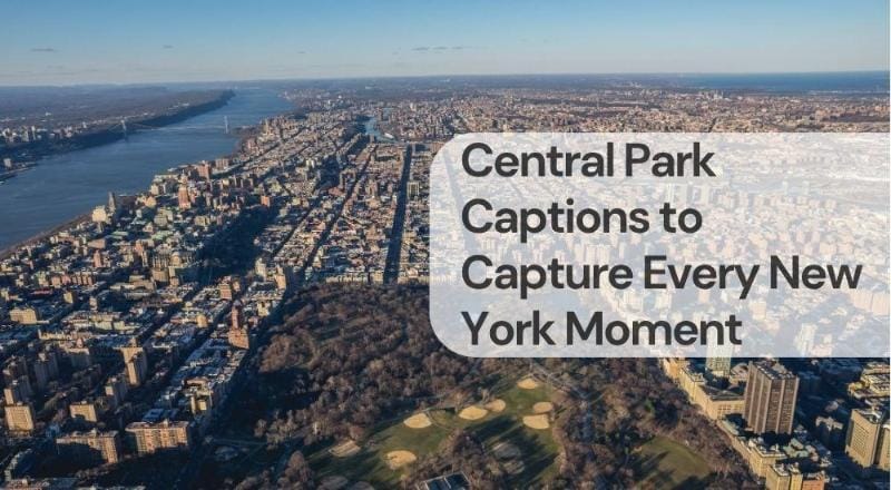Central park captions to capture every new york moment 1 Central park captions to capture every new york moment
