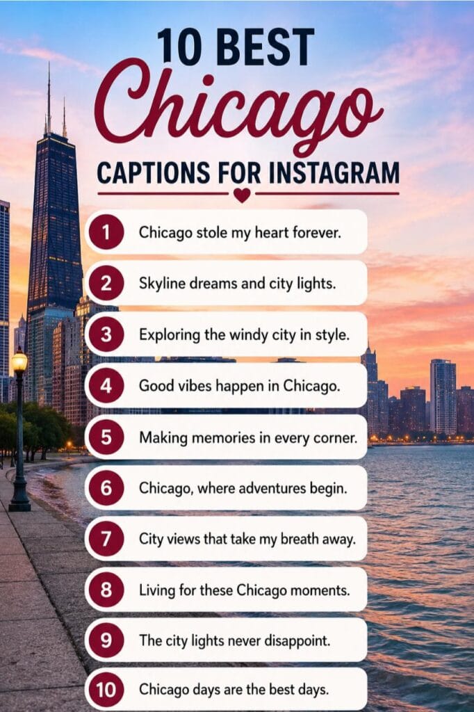 Chicago ig captions