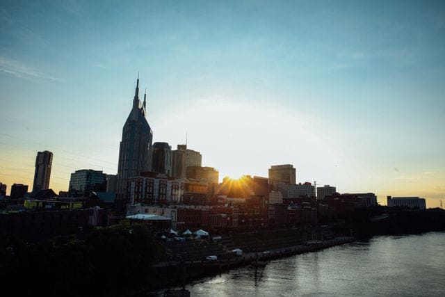 Downtown nashville captions
