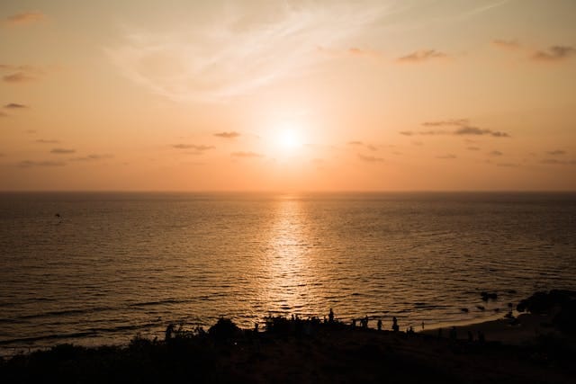Goa beach sunset captions