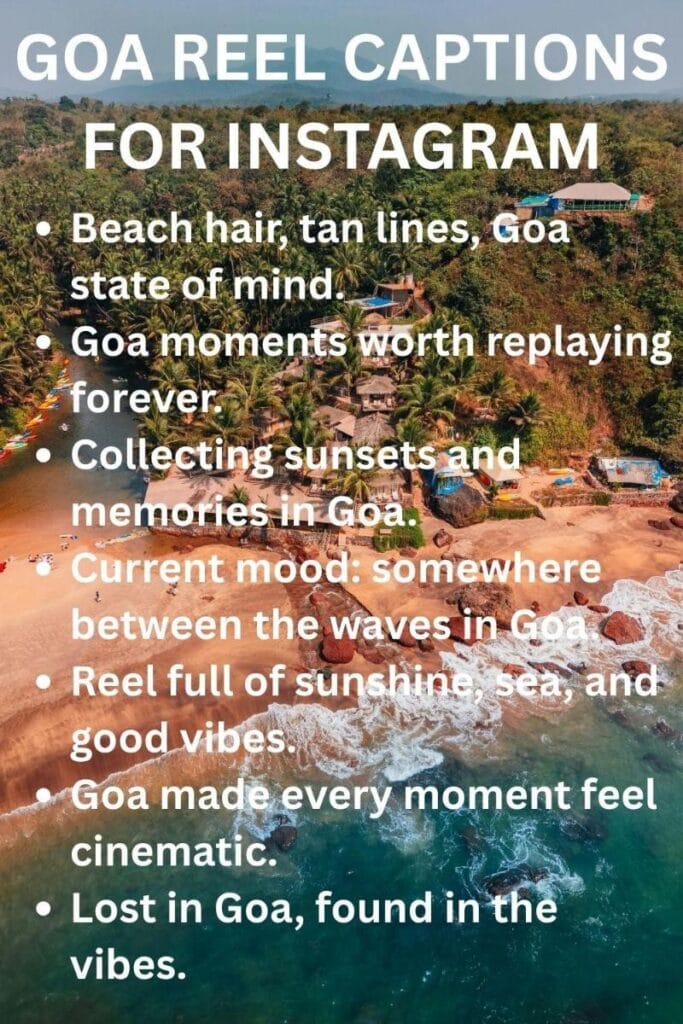 Goa reel caption Goa reel caption
