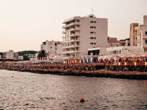 Ibiza party captions