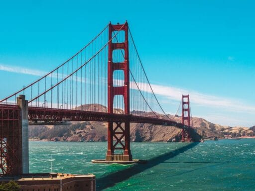 Iconic golden gate bridge captions