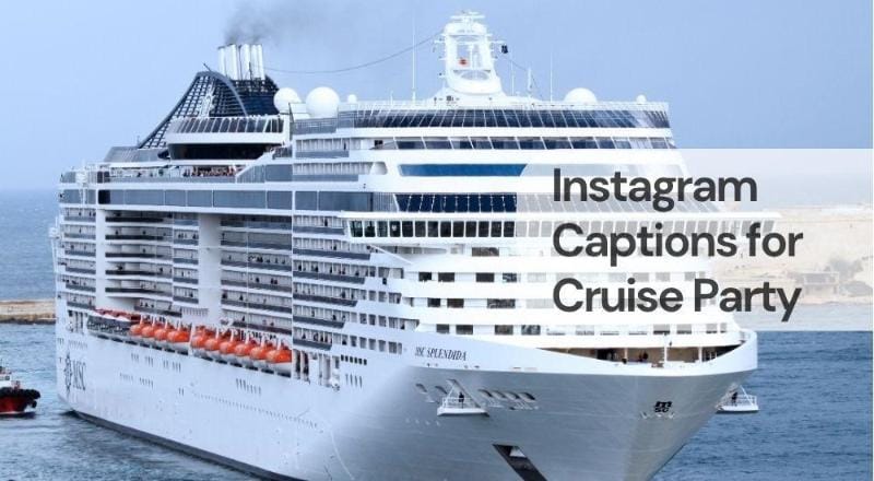 Instagram captions for cruise party Instagram captions for cruise party