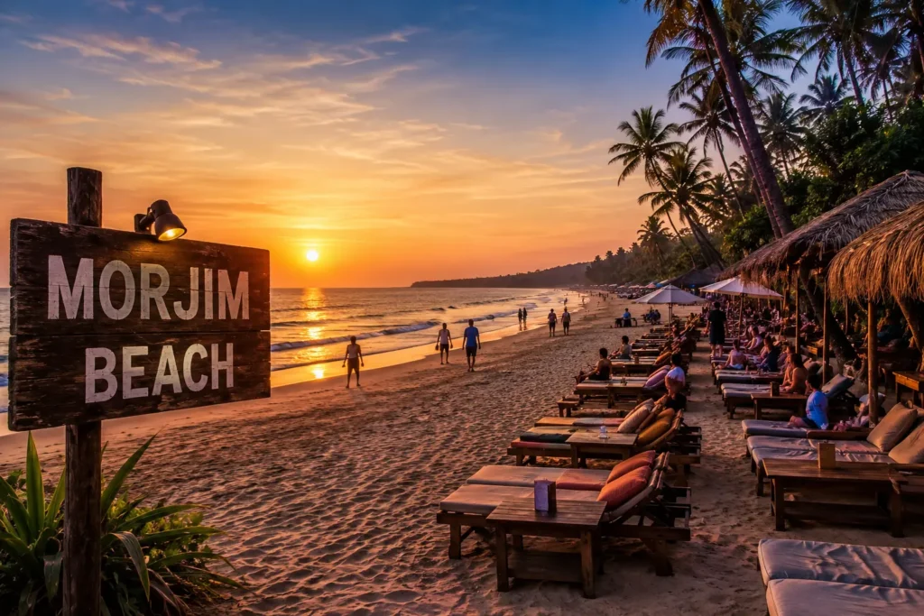 Morjim beach Morjim beach