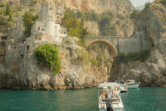 One line amalfi coast captions