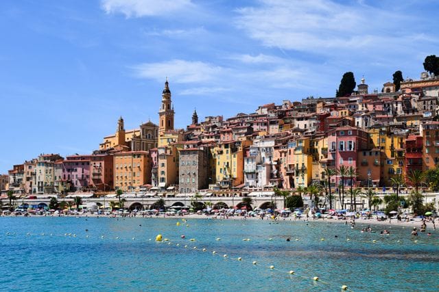 One line french riviera captions