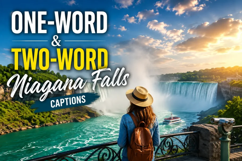 One word and two word niagara falls captions 1 One word and two word niagara falls captions