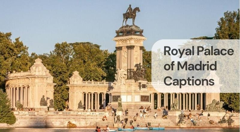 Royal palace of madrid captions