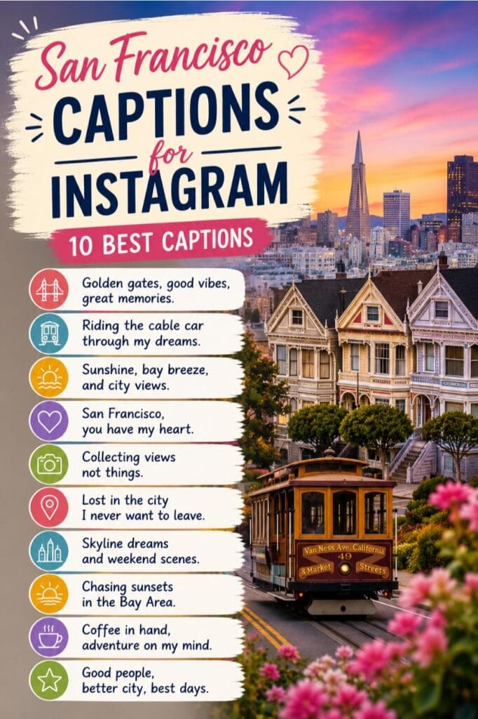 San francisco captions San francisco captions