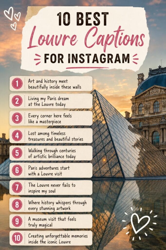 Top louvre captions