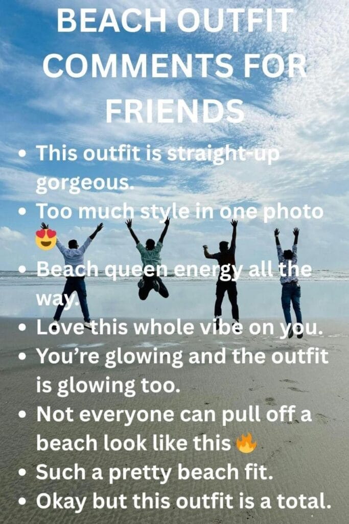 Top outfit comments for ig