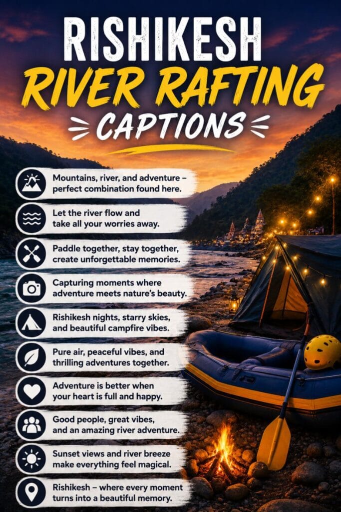 Top rishikesh river rafting captions Top rishikesh river rafting captions
