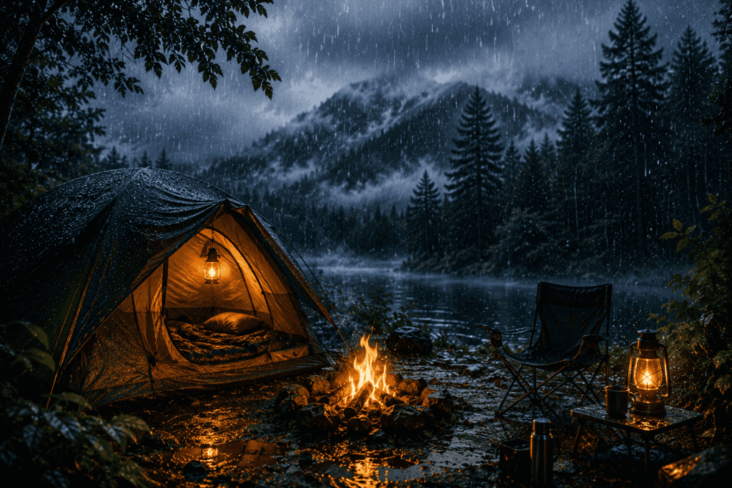 190 best camping in rain captions for instagram funny cozy adventure 190+ best camping in rain captions for instagram (funny, cozy & adventure)
