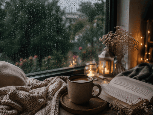 198+ best rainy day at home captions for instagram (cozy, funny & aesthetic)
