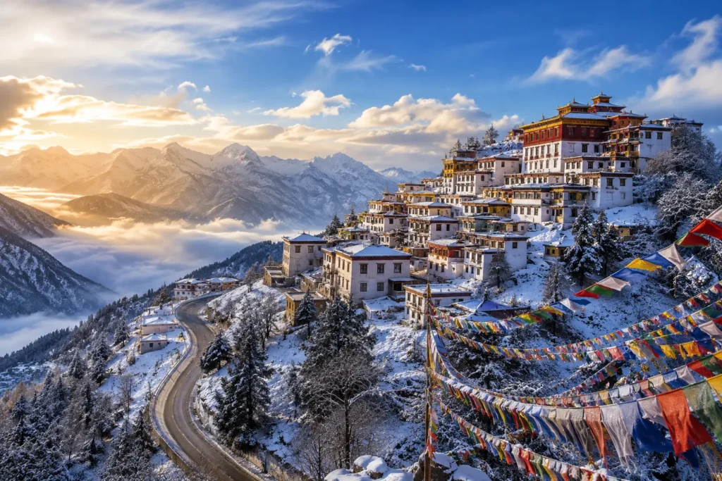 198 best tawang captions for instagram aesthetic monastery snow 198+ best tawang captions for instagram (aesthetic, monastery & snow)