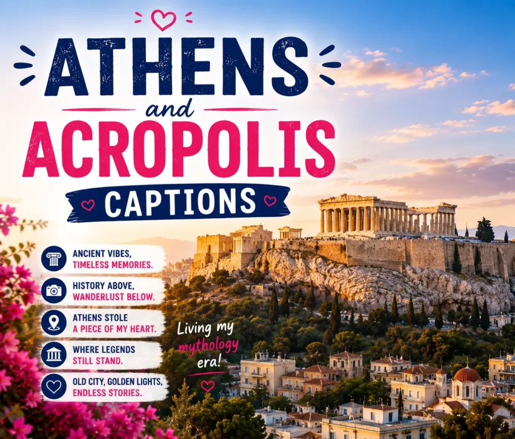 Athens and acropolis captions Athens and acropolis captions