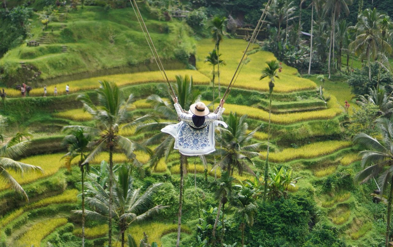 Bali swing captions for instagram