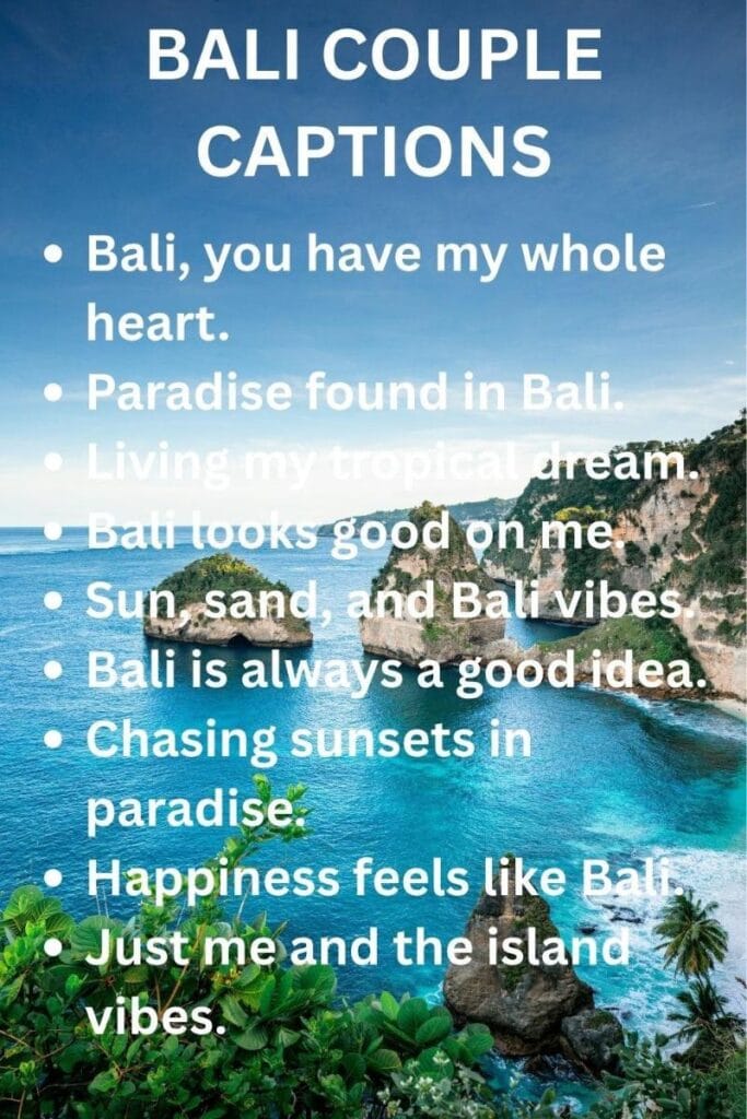 Best romantic bali couple captions Best romantic bali couple captions