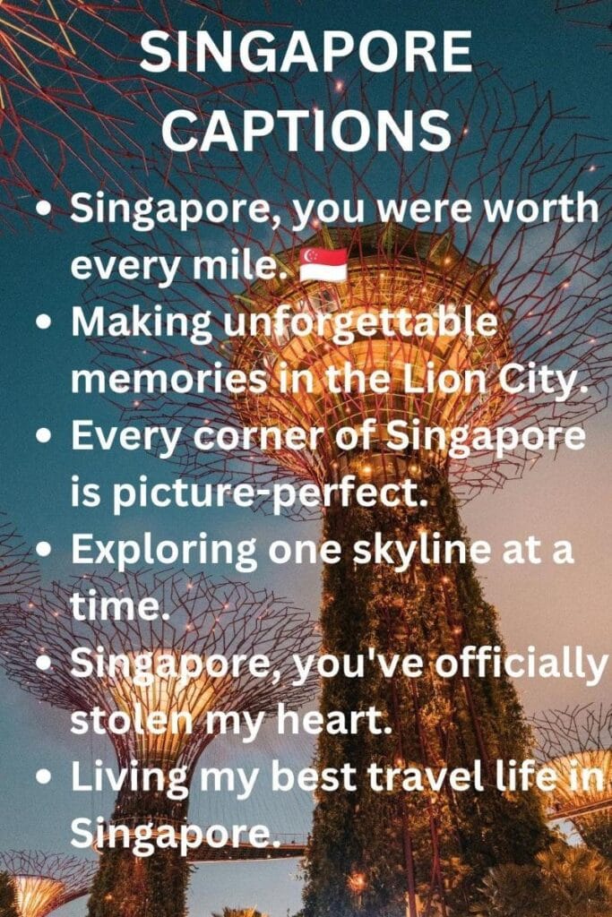 Best singapore captions for instagram Best singapore captions for instagram