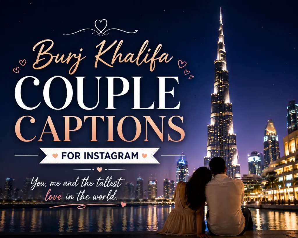 Burj khalifa couple captions Burj khalifa couple captions