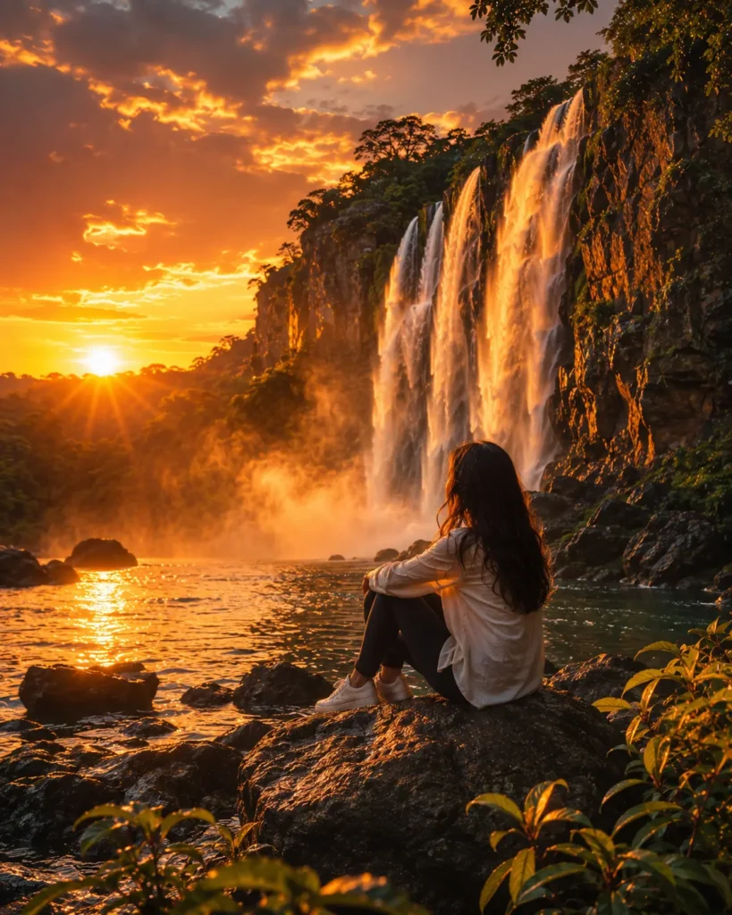 Comments for waterfall photos at sunset or golden hour