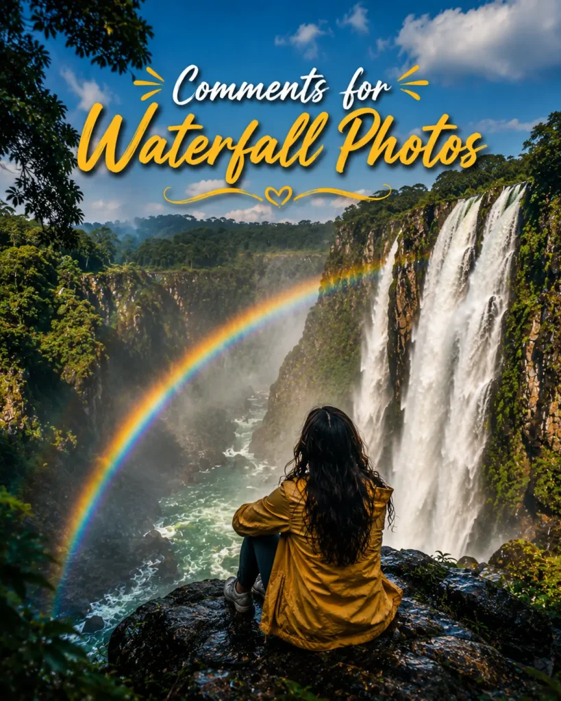 Comments for waterfall photos with rainbows