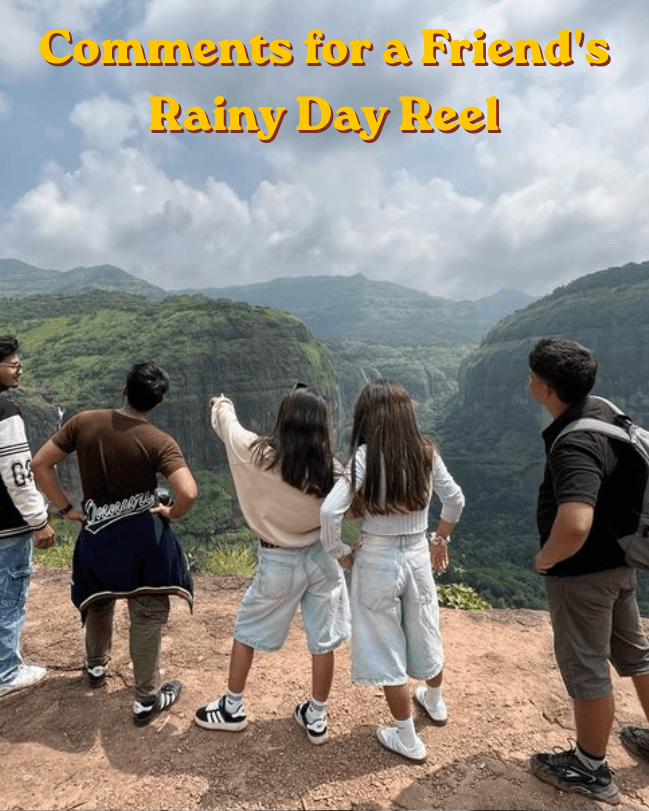 Comments for a friend's rainy day reel