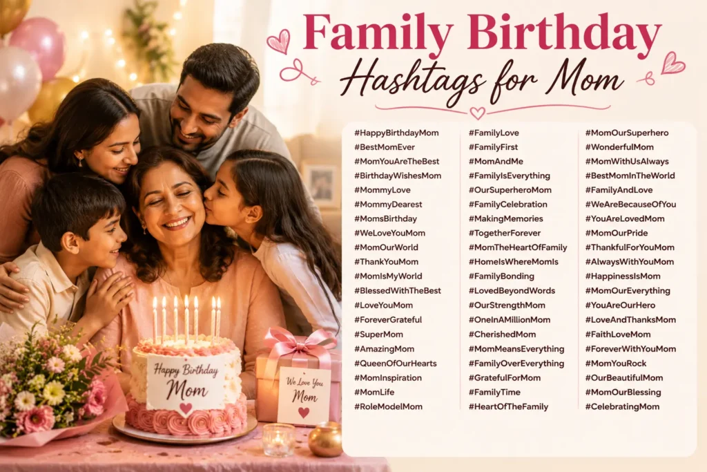Family birthday hashtags for mom 1 Family birthday hashtags for mom