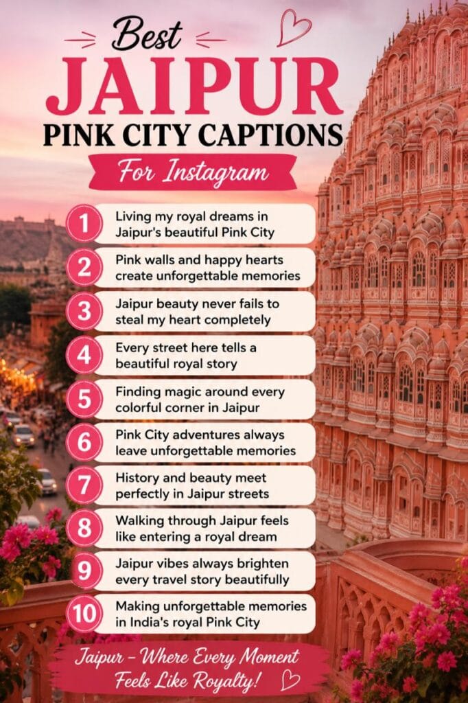 Jaipur captions