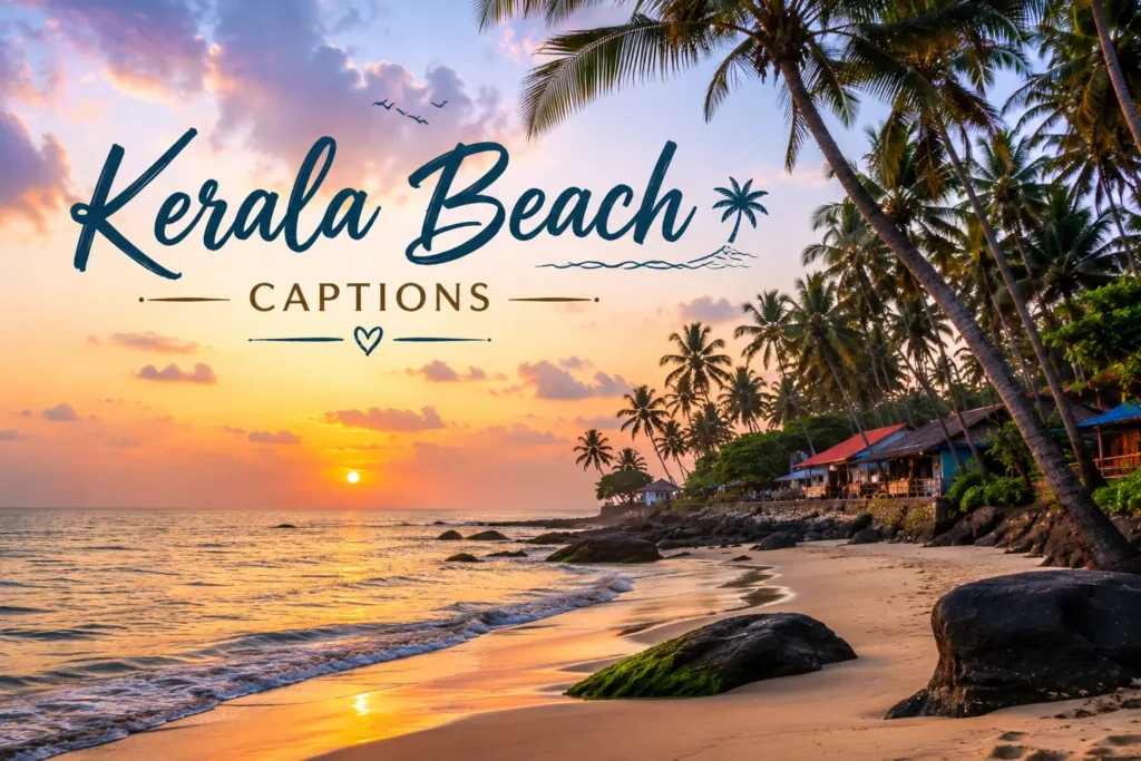 Kerala beach captions 1 Kerala beach captions